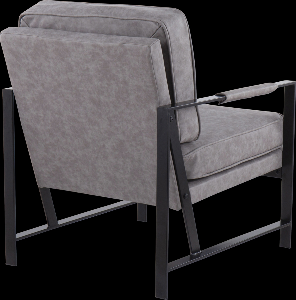 Rosenridge Gray Accent Chair - Thumbnail - Image 3