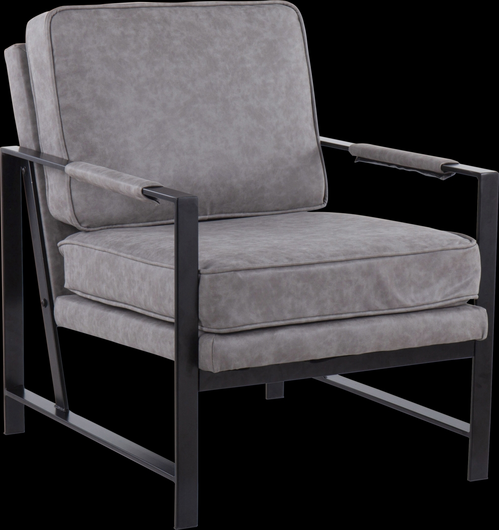 Rosenridge Gray Accent Chair - Thumbnail - Image 1