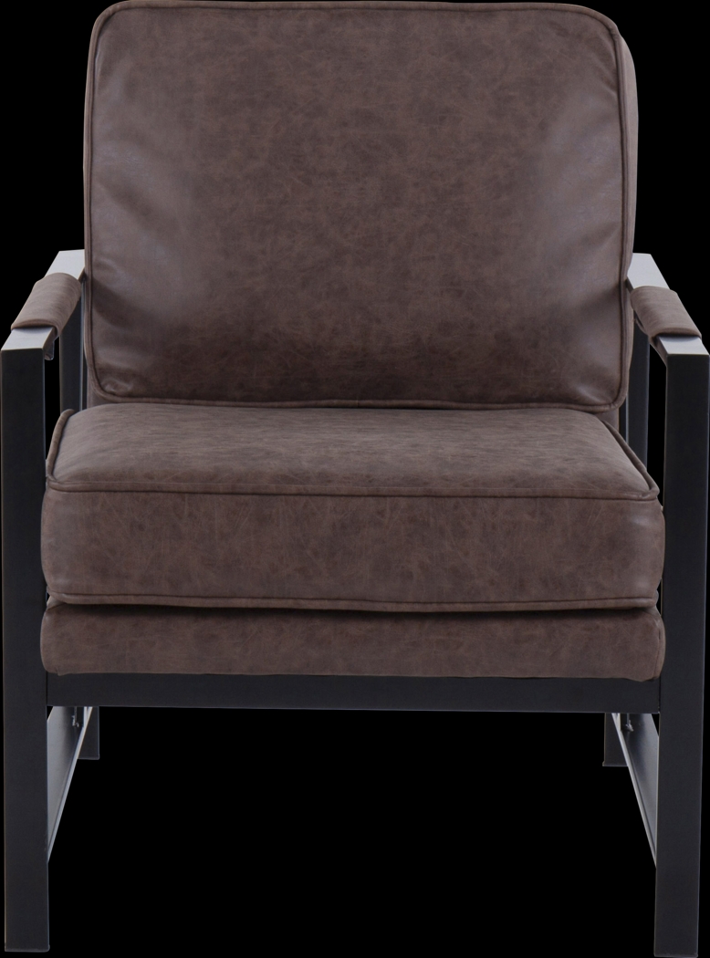 Rosenridge Espresso Accent Chair - Thumbnail - Image 5