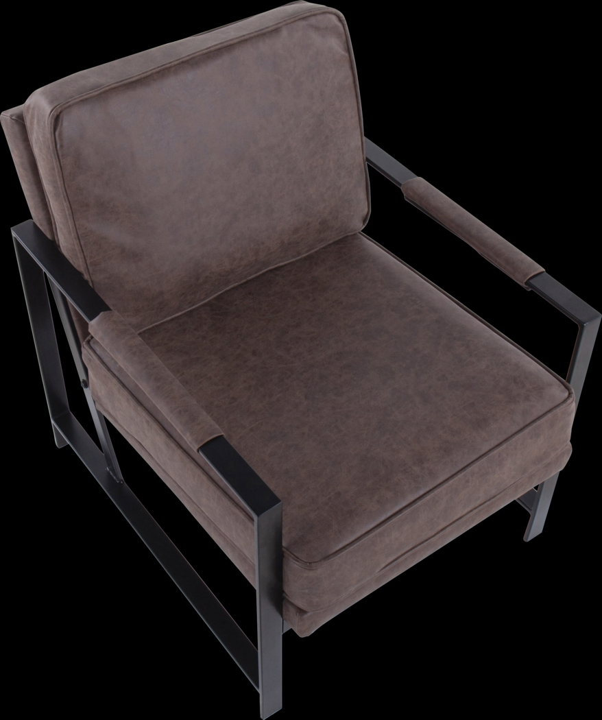 Rosenridge Espresso Accent Chair - Thumbnail - Image 6