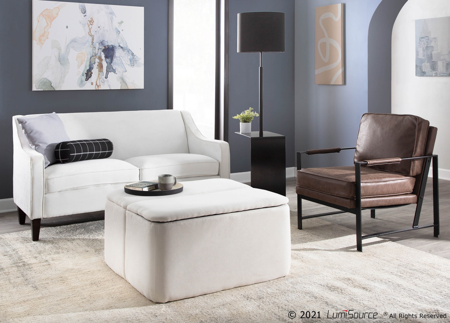 Rosenridge Espresso Accent Chair - Thumbnail - Image 9