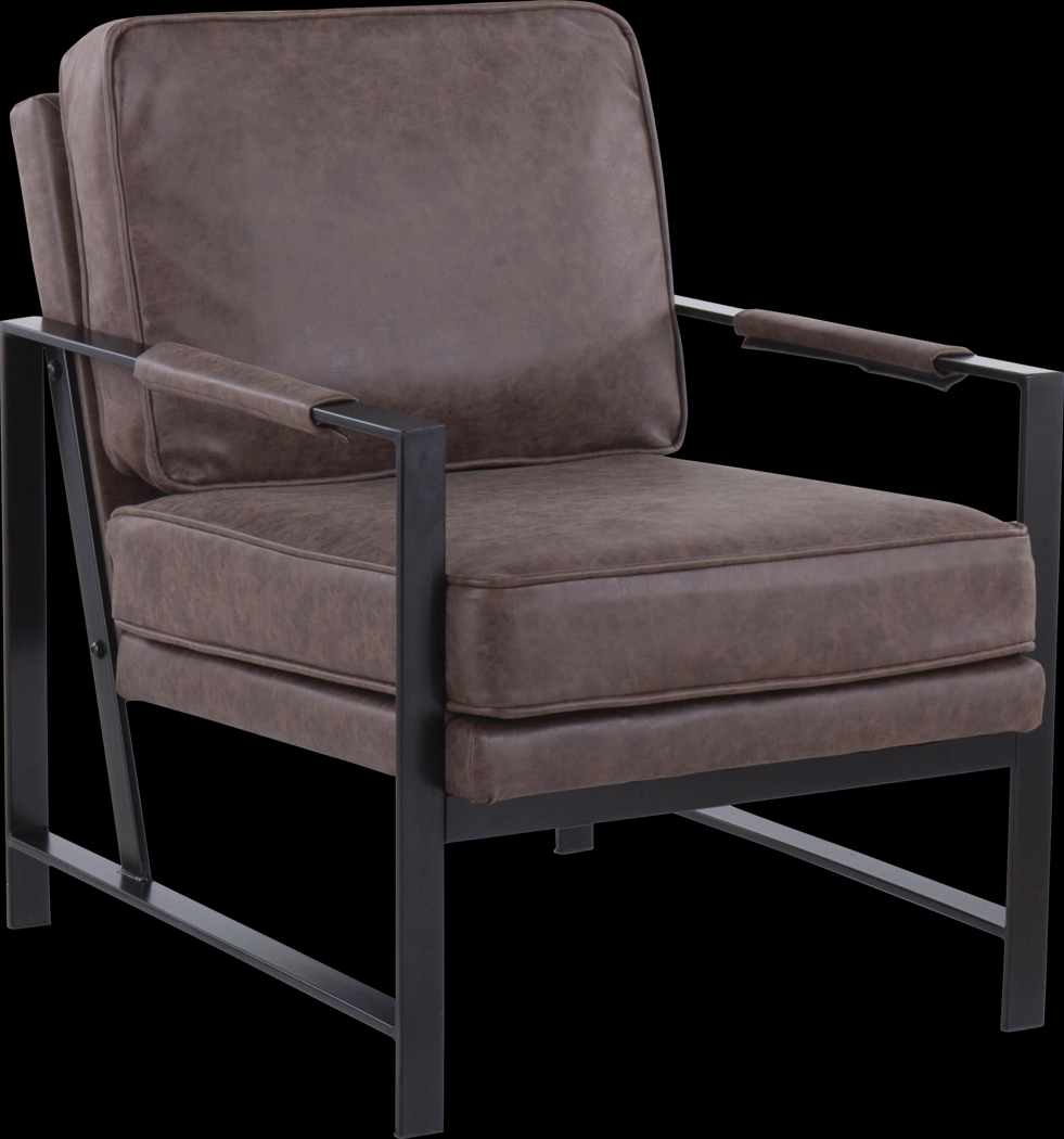Rosenridge Espresso Accent Chair - Thumbnail - Image 1