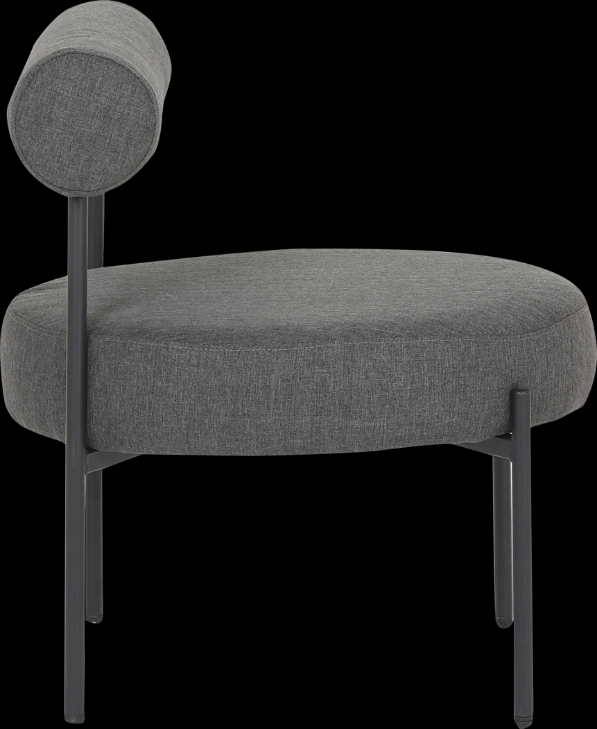 Rosepoint Charcoal Accent Chair - Thumbnail - Image 2