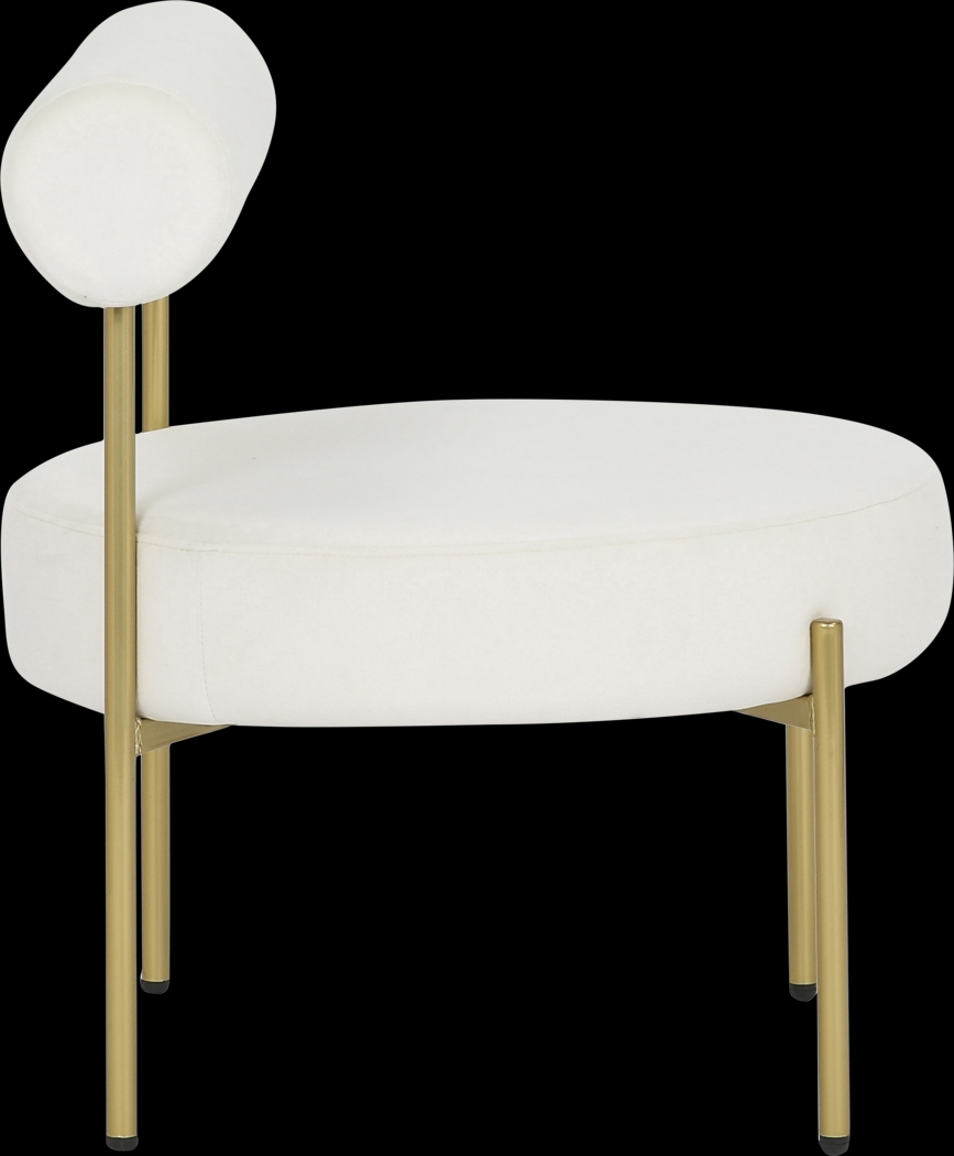 Rosepoint Cream Accent Chair - Thumbnail - Image 2