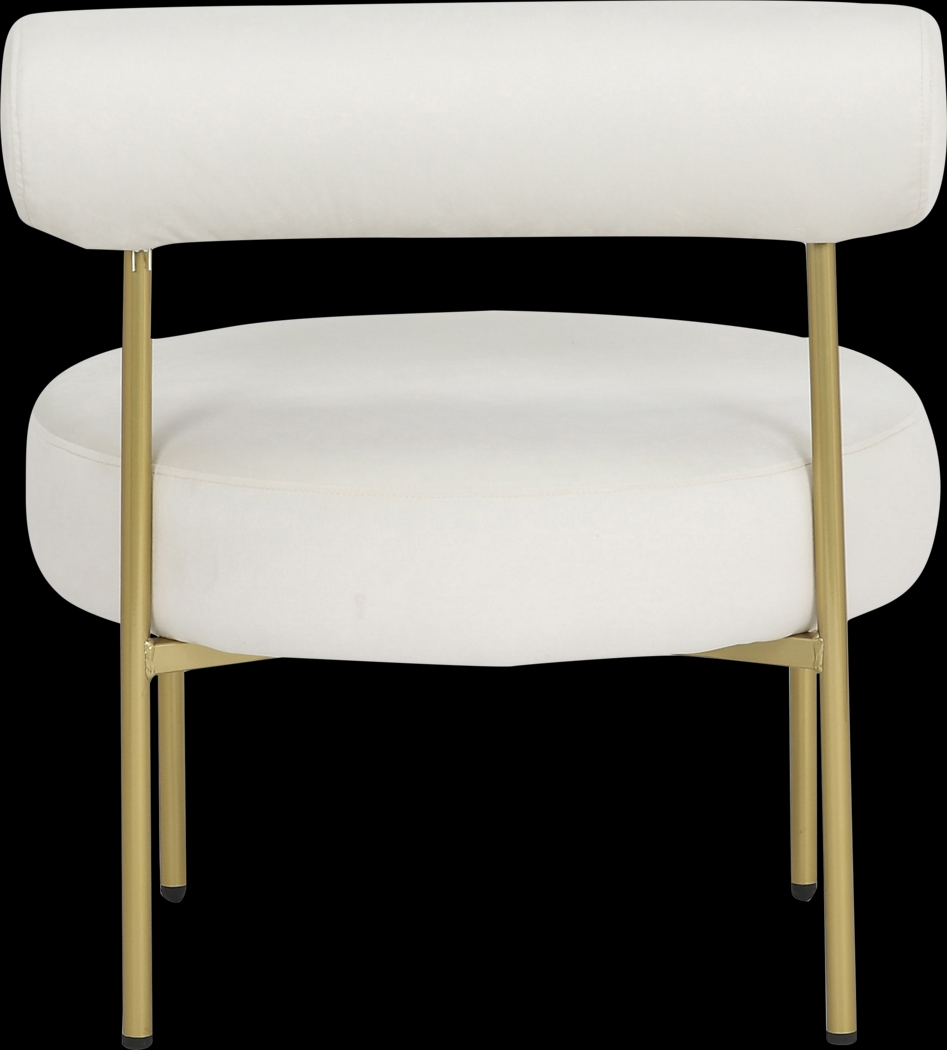 Rosepoint Cream Accent Chair - Thumbnail - Image 4