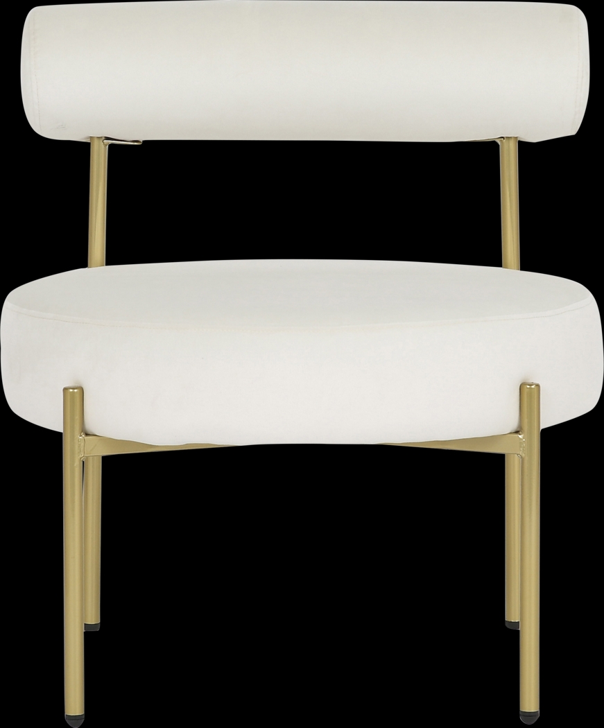 Rosepoint Cream Accent Chair - Thumbnail - Image 5
