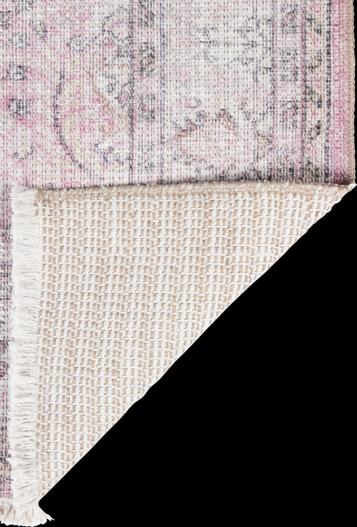 Roseris Pink 5' x 8' Rug - Thumbnail - Image 4