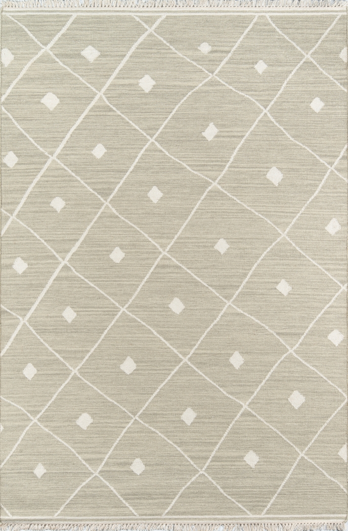 Rosery Breeze Gray 5' x 7'6 Rug - Thumbnail - Image 1