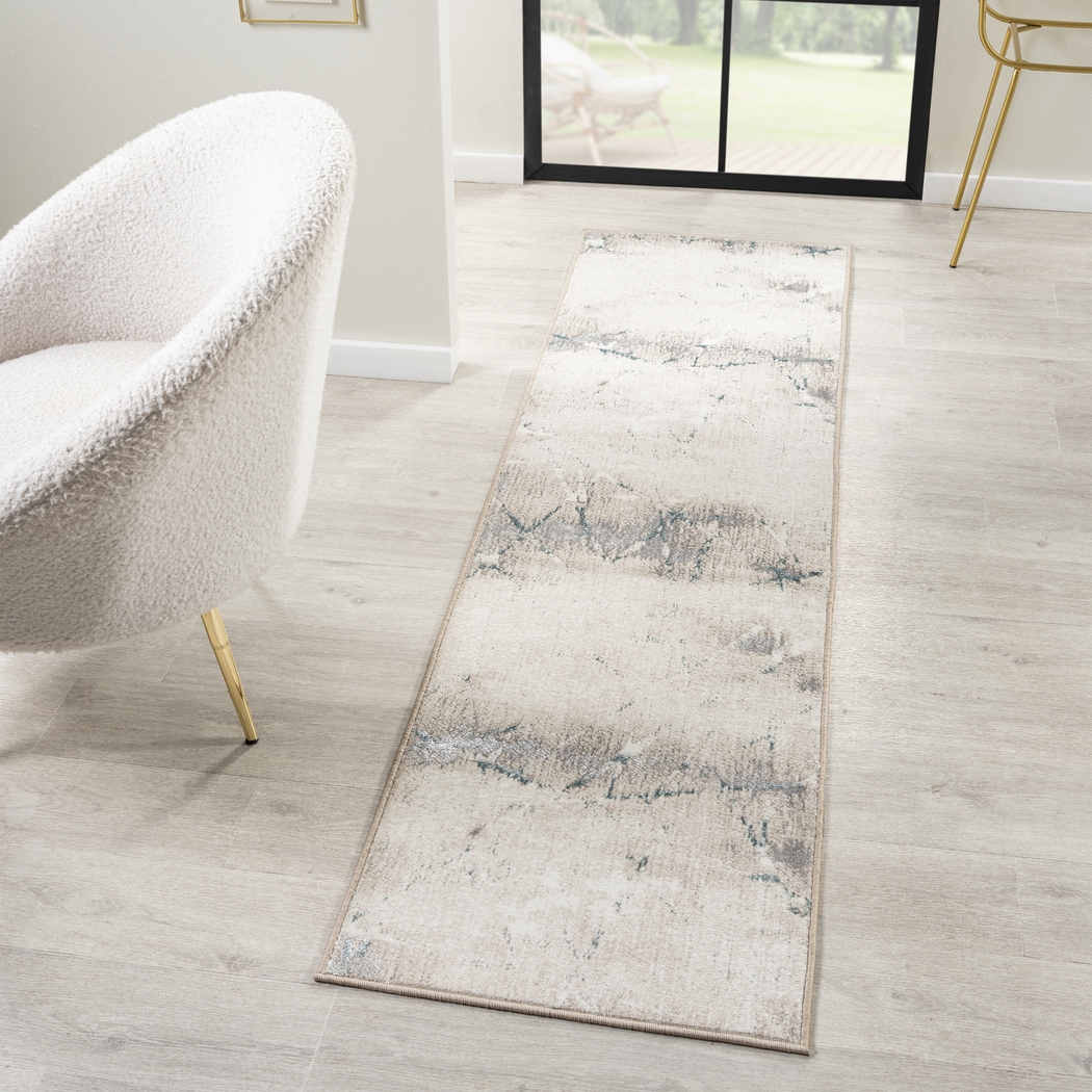 Roseshire Beige 2' x 7' Runner Rug - Thumbnail - Image 2