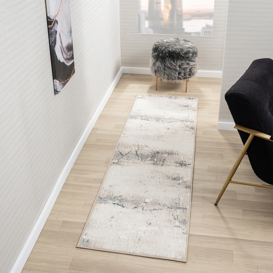 Roseshire Beige 2' x 7' Runner Rug - Thumbnail - Image 3