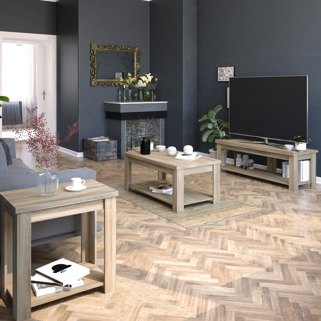 Rosestone Natural Cocktail Table - Thumbnail - Image 6