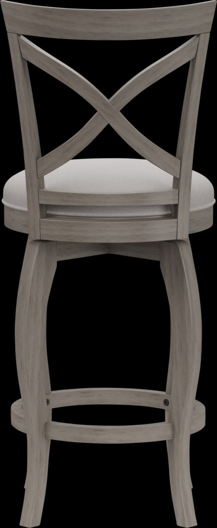 Roseton Gray Swivel Counter Height Stool - Thumbnail - Image 4