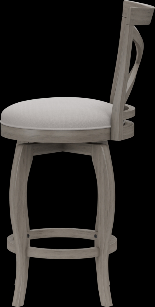Roseton Gray Swivel Counter Height Stool - Thumbnail - Image 5