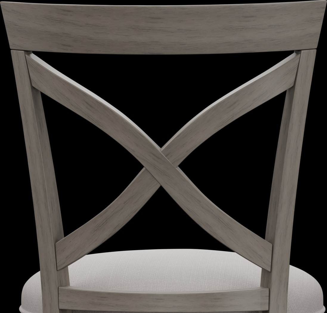 Roseton Gray Swivel Counter Height Stool - Thumbnail - Image 8