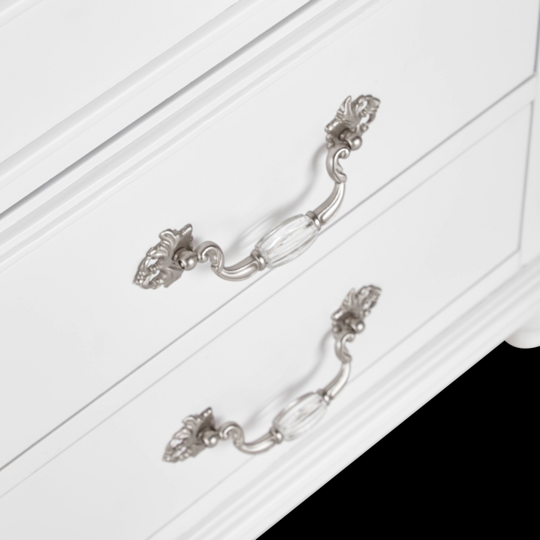 Roseton White Nighstand - Thumbnail - Image 3