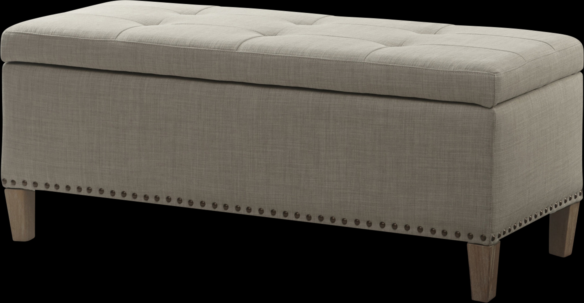 Rosewin Taupe Accent Bench - Thumbnail - Image 1