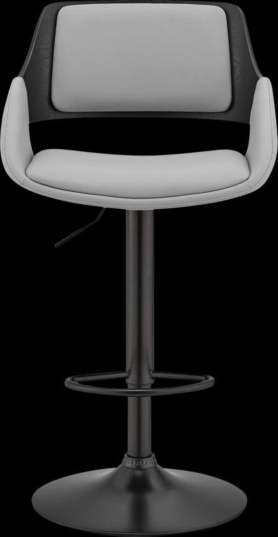 Roshana Gray Adjustable Barstool - Thumbnail - Image 3
