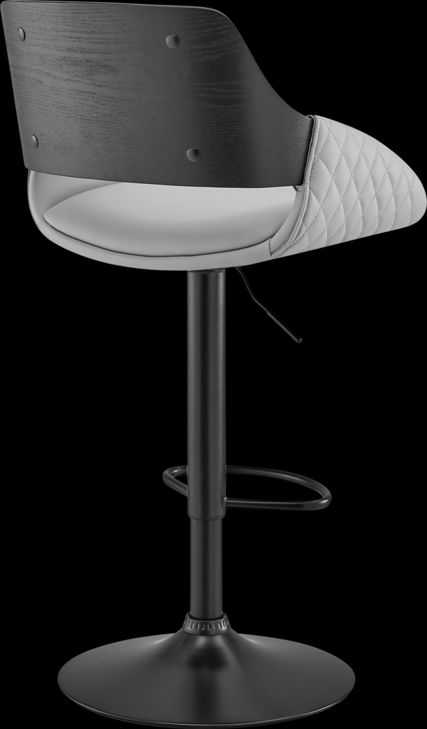 Roshana Gray Adjustable Barstool - Thumbnail - Image 5