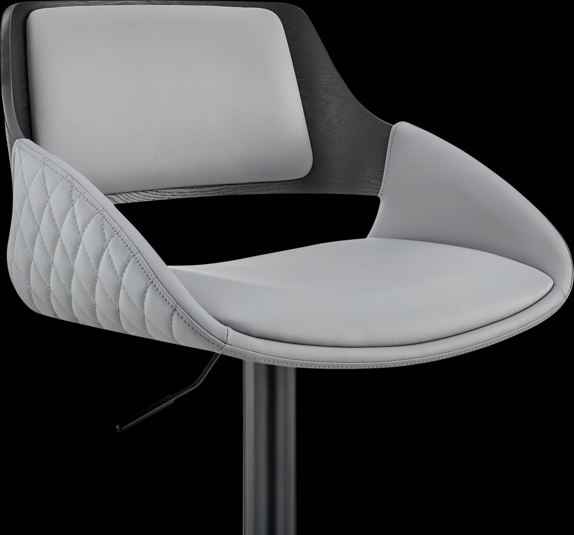 Roshana Gray Adjustable Barstool - Thumbnail - Image 7