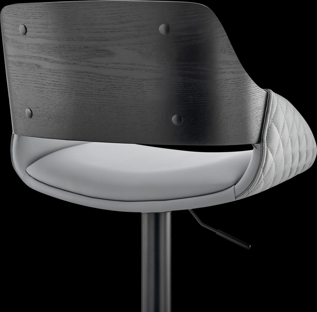 Roshana Gray Adjustable Barstool - Thumbnail - Image 8