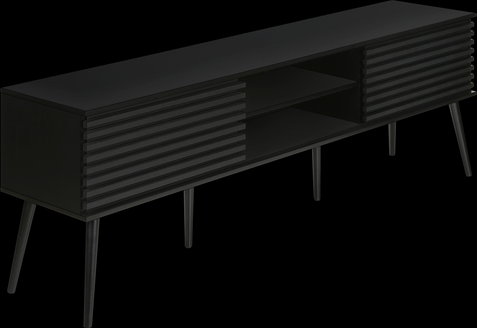 Roshia Black 72 Console - Thumbnail - Image 1