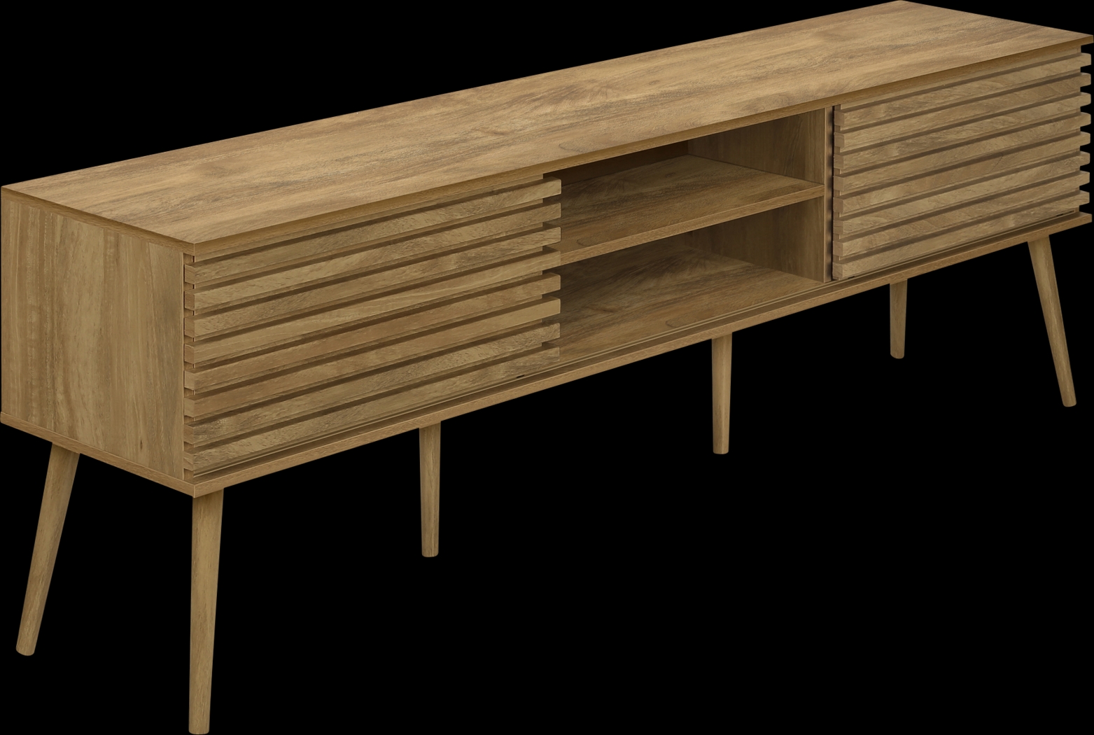 Roshia Walnut 72 Console - Thumbnail - Image 1