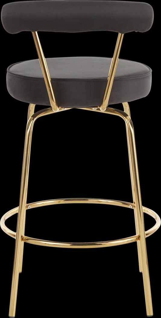 Rosiere Black Counter Height Stool, Set of 2 - Thumbnail - Image 5