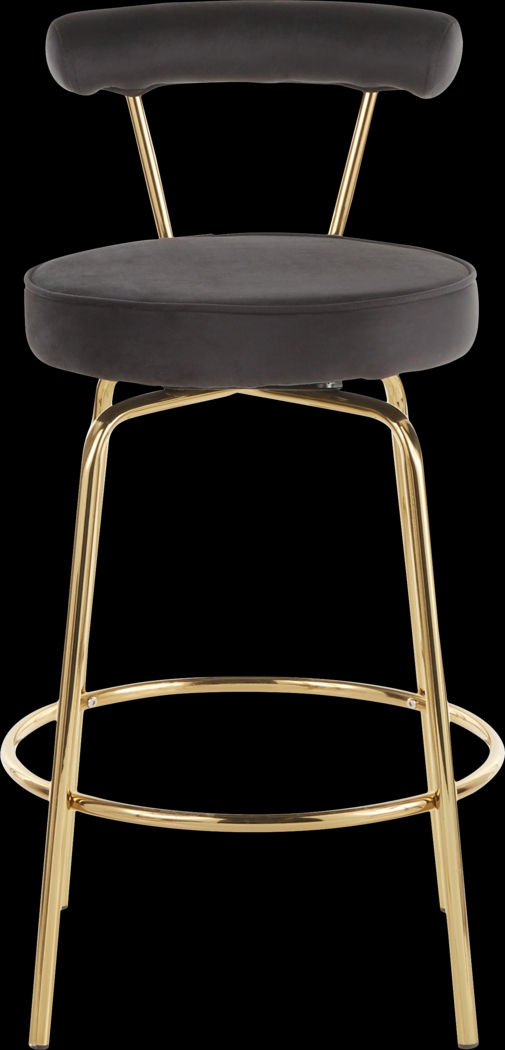 Rosiere Black Counter Height Stool, Set of 2 - Thumbnail - Image 6