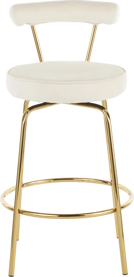 Rosiere Cream Counter Height Stool, Set of 2 - Thumbnail - Image 6