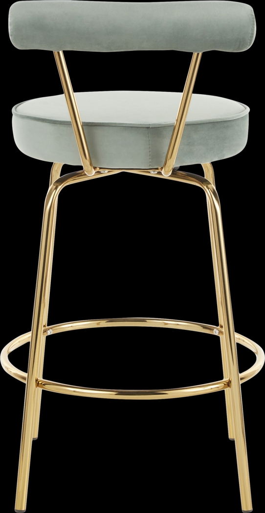 Rosiere Green Counter Height Stool, Set of 2 - Thumbnail - Image 5