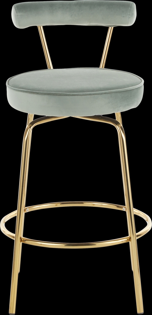 Rosiere Green Counter Height Stool, Set of 2 - Thumbnail - Image 6