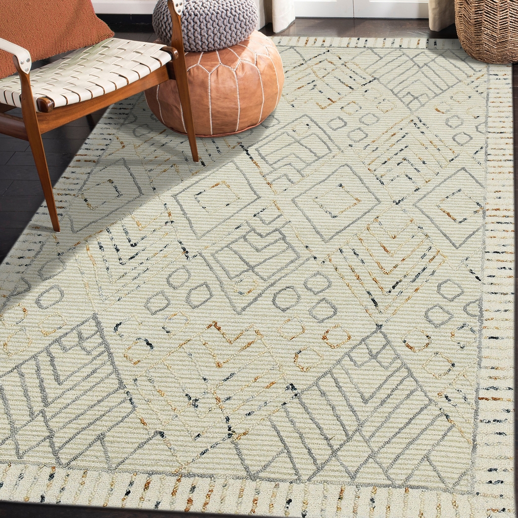 Rosnach Beige 8' x 10' Rug - Thumbnail - Image 2
