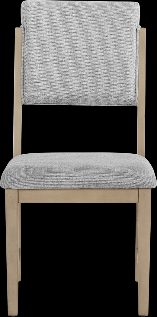 Rosolli Gray 5 Pc Rectangular Dining Room with Gray Upholstered Chairs - Thumbnail - Image 6