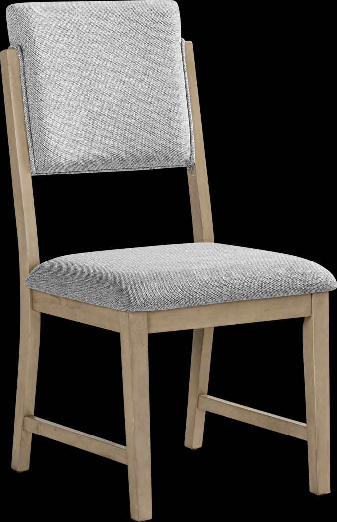 Rosolli Gray 5 Pc Rectangular Dining Room with Gray Upholstered Chairs - Thumbnail - Image 5