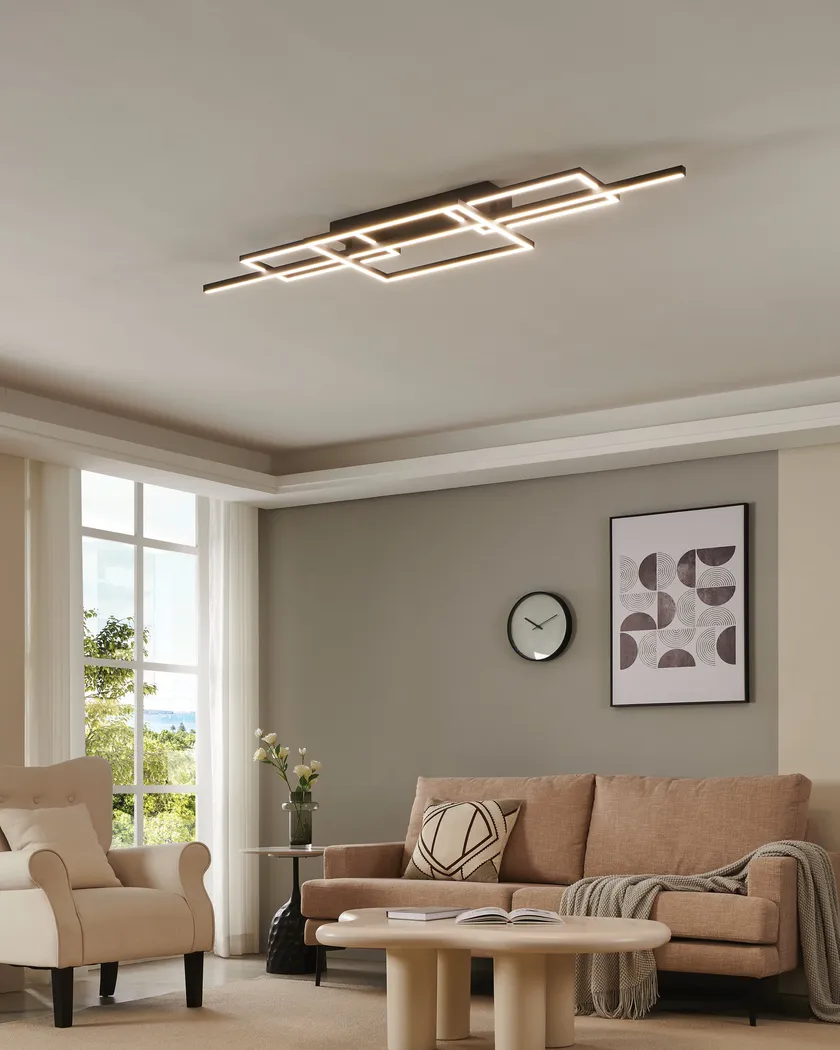 Rossini Alley Black Flush Mount - Thumbnail - Image 2