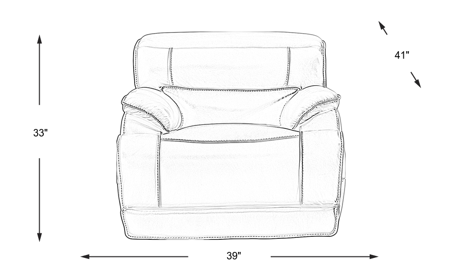Dimension Image. Please refer to the Dimension Tab on this page for dimension details.