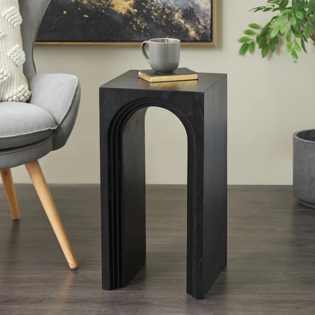 Rossol Black Accent Table - Thumbnail - Image 2