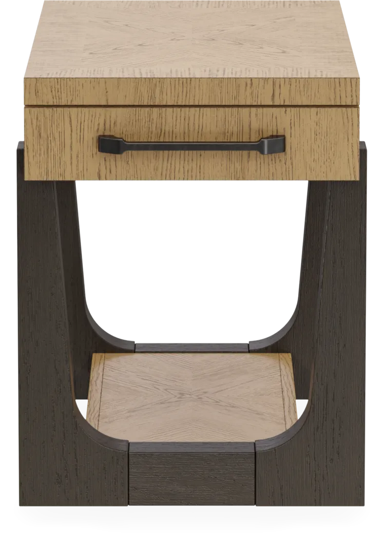 Roth Black Chairside Table - Thumbnail - Image 2