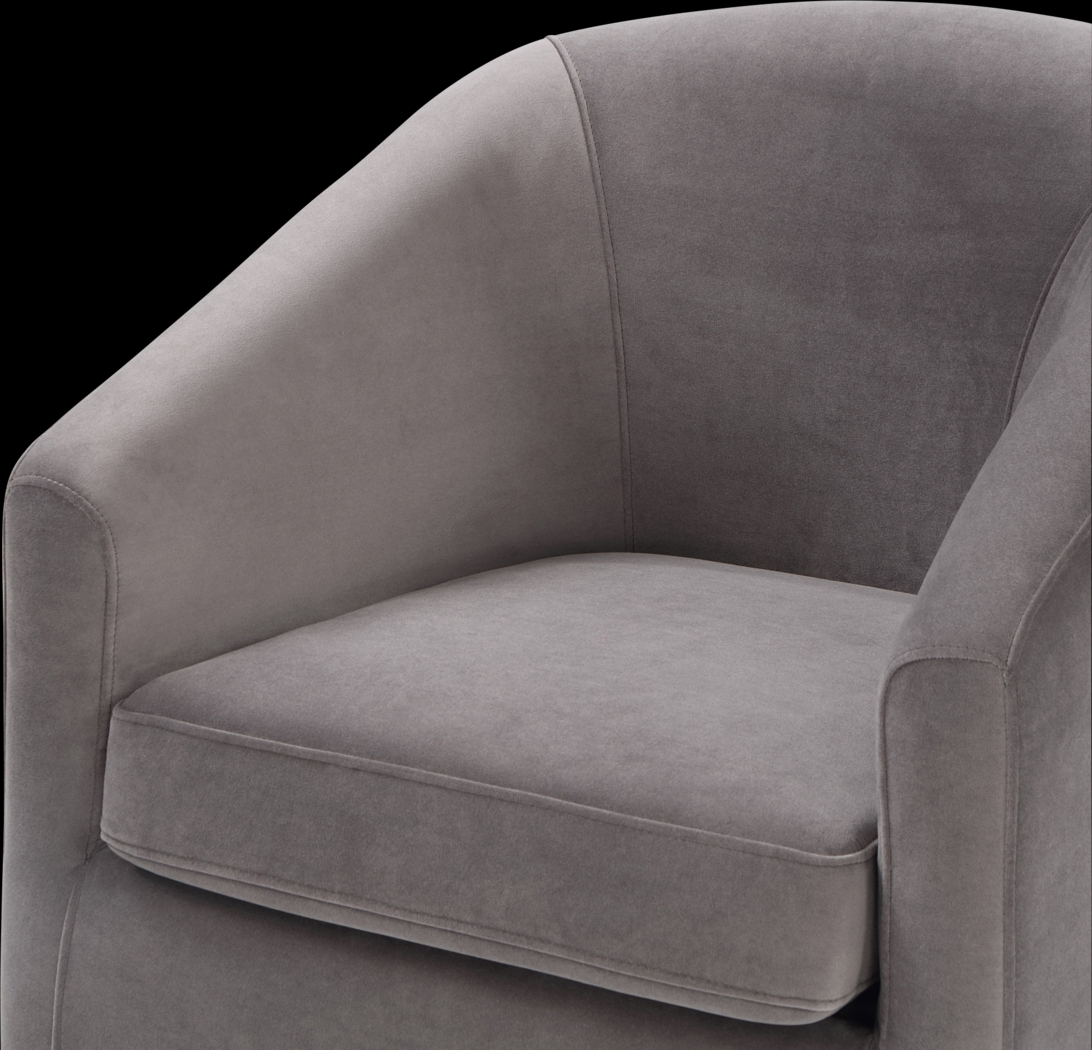 Rothedows Gray Accent Chair - Thumbnail - Image 3