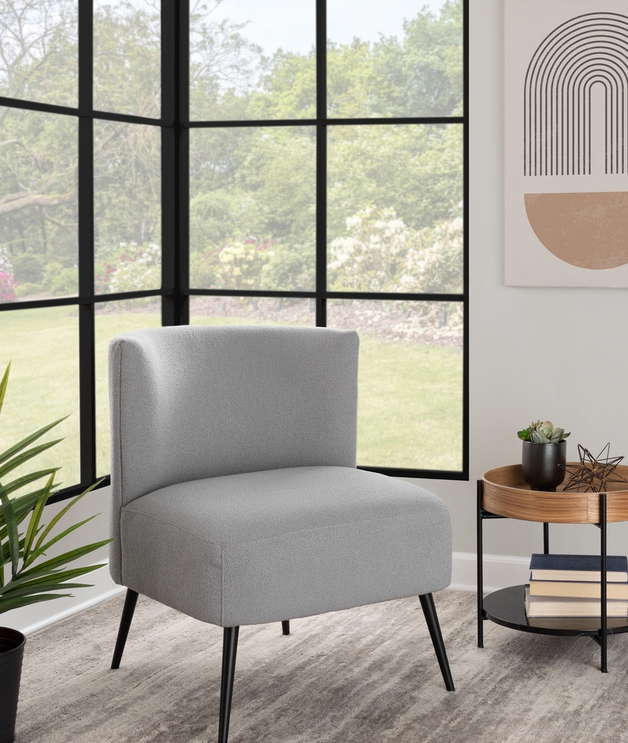 Rothmer Gray Accent Chair - Thumbnail - Image 3