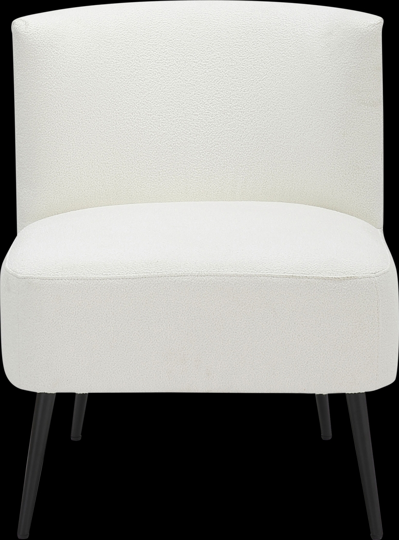 Rothmer White Accent Chair - Thumbnail - Image 4