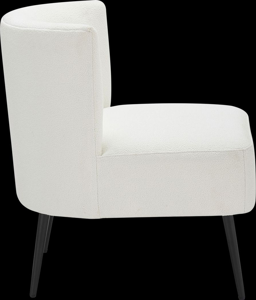 Rothmer White Accent Chair - Thumbnail - Image 5