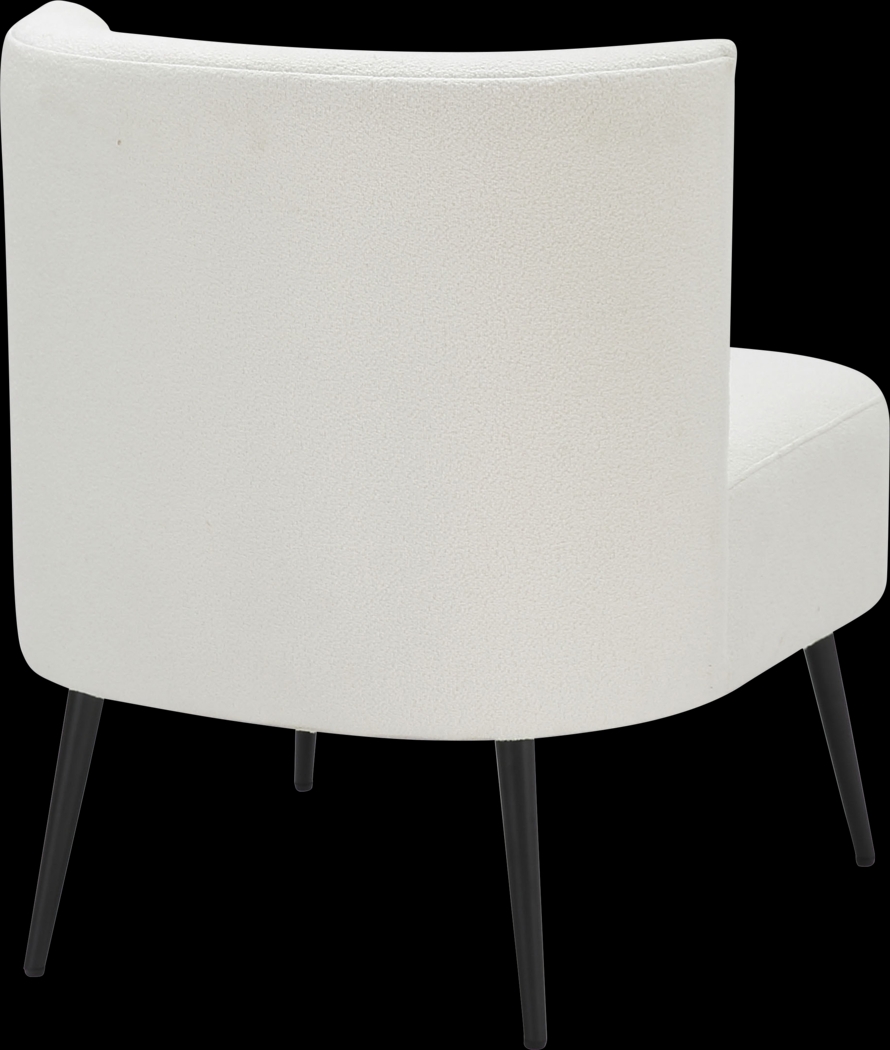 Rothmer White Accent Chair - Thumbnail - Image 6