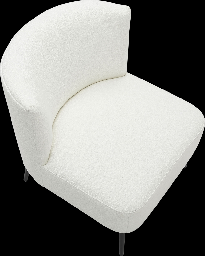 Rothmer White Accent Chair - Thumbnail - Image 7