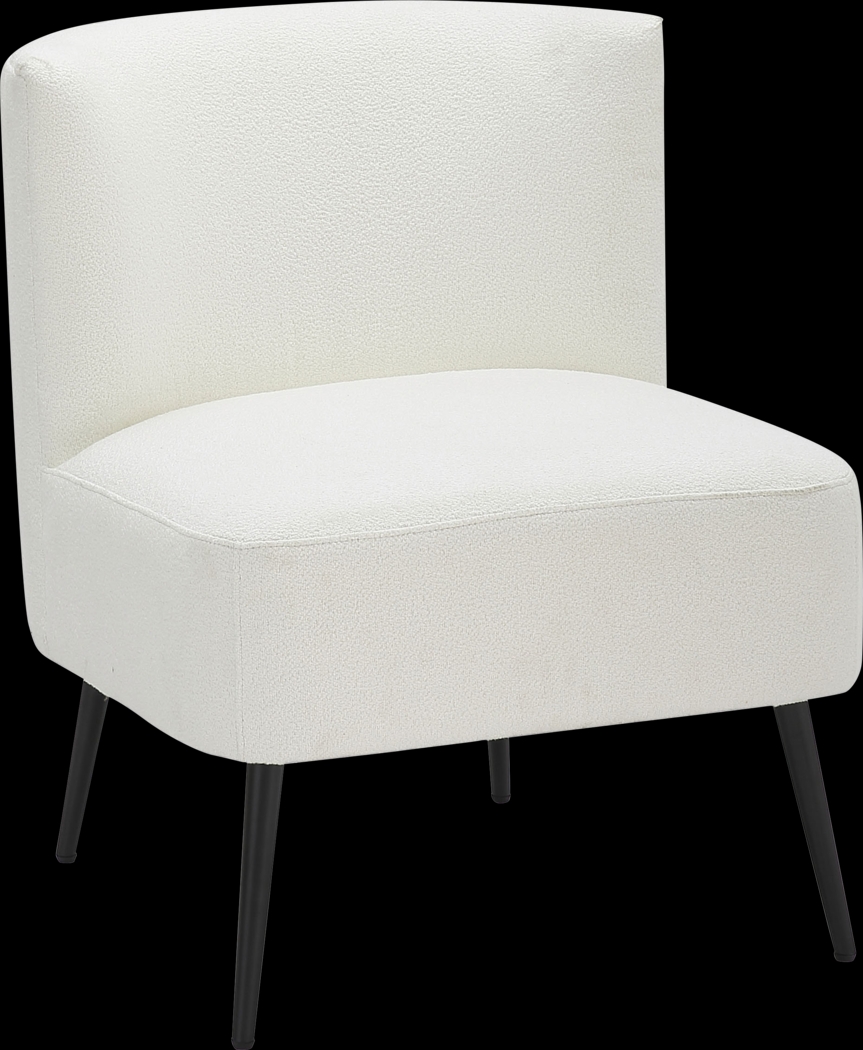 Rothmer White Accent Chair - Thumbnail - Image 1