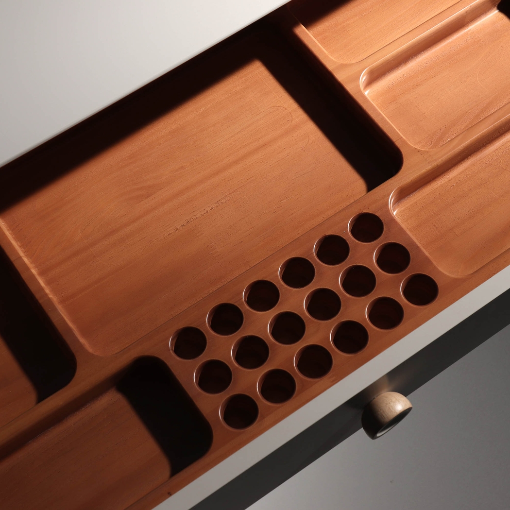 Rothrock Blue Vanity Table & Accent Chair - Thumbnail - Image 2