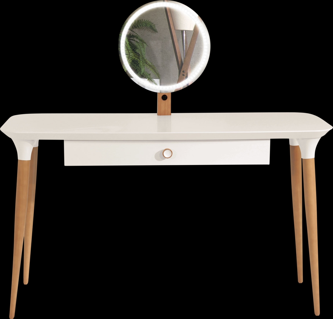 Rothrock Blue Vanity Table & Accent Chair - Thumbnail - Image 4