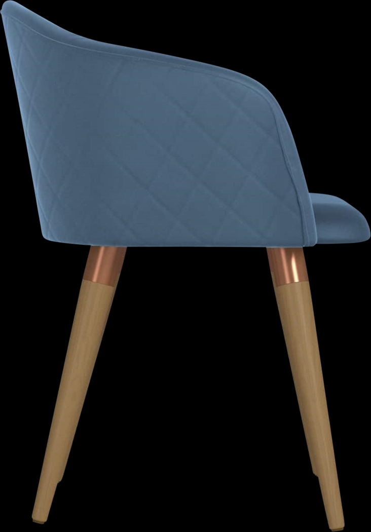 Rothrock Blue Vanity Table & Accent Chair - Thumbnail - Image 7