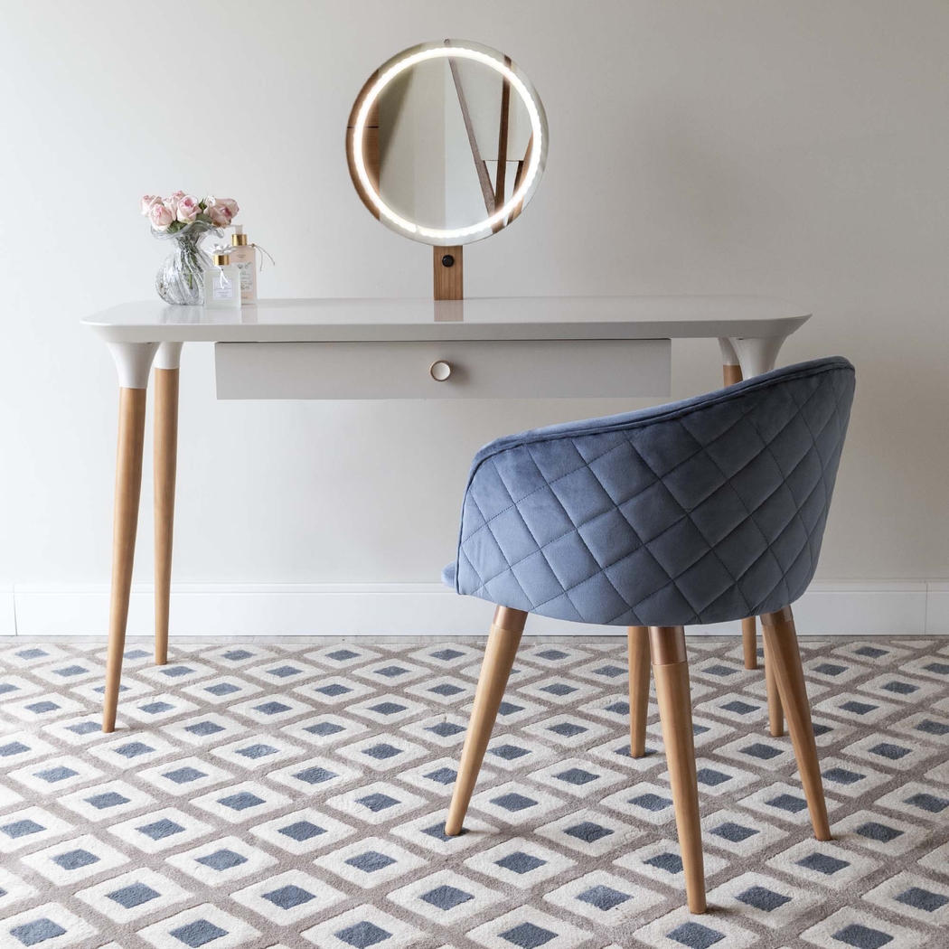 Rothrock Blue Vanity Table & Accent Chair - Thumbnail - Image 9