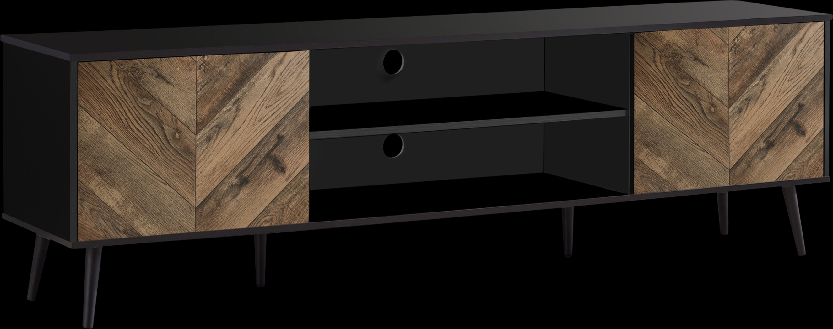 Rougemont Black 72 in. Console - Thumbnail - Image 1